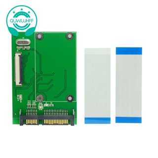 บอร์ดอะแดปเตอร์แปลงฮาร์ดดิสก์ไดรฟ์ 1.8 นิ้ว 40Pin ZIF/CE SSD HDD เป็น 7+15 22 Pin SATA