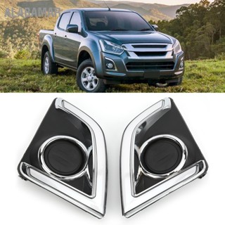 ALABAMAR คู่รถไฟวิ่งกลางวัน LED เปลี่ยนสัญญาณสำหรับ Isuzu Dmax 2016 2017 2018