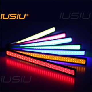 Iusiu แถบไฟตัดหมอก LED DRL 12V 17 ซม. กันน้ํา ยืดหยุ่น สําหรับรถจักรยานยนต์ รถยนต์