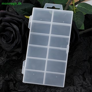 Monnygo กล่องเก็บเล็บปลอม 12 ช่อง สําหรับตกแต่งเล็บ TH