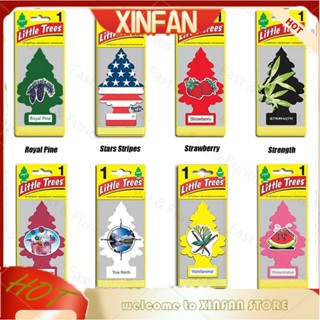 Xinfan 【พร้อมส่ง】(Lit Trees) แผ่นน้ําหอมปรับอากาศ รูปต้นไม้ สําหรับรถยนต์ แผ่นน้ําหอม คละกลิ่น ใช้ในรถยนต์และบ้าน