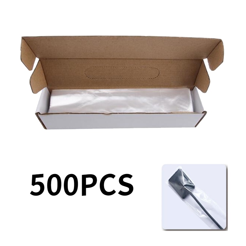 ฟิล์มป้องกัน 500 ชิ้น สําหรับเซ็นเซอร์ X-Ray ดิจิทัล วัสดุทันตกรรม ฝาครอบพลาสติก แบบใช้แล้วทิ้ง