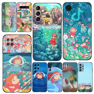 เคสโทรศัพท์มือถือ ลายการ์ตูน Ponyo on the Cliff สําหรับ Samsung Galaxy A01 CORE J3 j320 j330 2016 2017