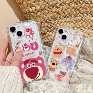 เคสโทรศัพท์มือถือ TPU ลายการ์ตูนหมีพูห์น่ารัก สําหรับ OPPO A5 A3S A12E A7 A5S A12 A12S A11K A31 A8 F11 A9X A5 A9 A15 A15S A35 A53 A33 A32 A36 A76 A57