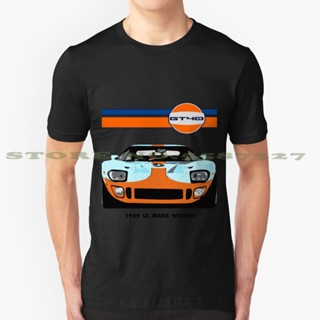  พิมพ์ลาย เสื้อคนอ้วน - 1969ฟอร์ดGt40Mk1อ่าวรถแข่งรถตลกเสื้อยืดสําหรับอ่าวแข่งGtGt40รถแข่งกัลฟ์แข่งทีมกัลฟ์กิ