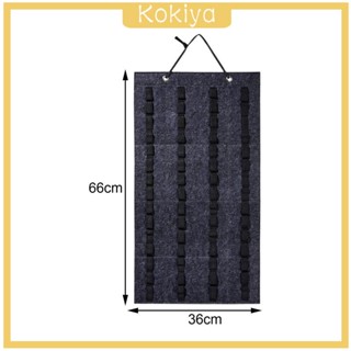 [Kokiya] กล่องเก็บของเล่น แบบแขวน ขนาด 36 ซม. X 66 ซม. 14.17 นิ้ว X 25.98 นิ้ว ทนทาน 60 ชิ้น สําหรับห้องนอน