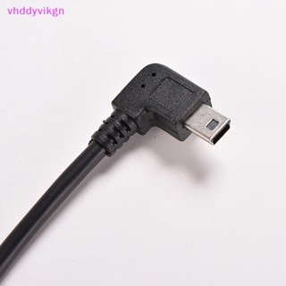 Vhdd สายเคเบิลอะแดปเตอร์ ปลั๊กตัวผู้ USB 2.0 A เป็น Mini B 5P มุมขวา