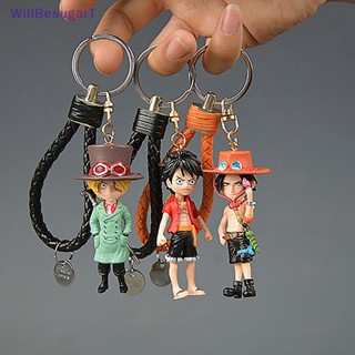 [WillBesugarT] พวงกุญแจ ลายการ์ตูนอนิเมะ One piece Luffy Nami Chopper 1 ชิ้น