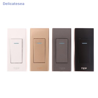 [Delicatesea] สวิตช์ไฟติดผนัง 1 แก๊ง 2 ทาง 1 ชิ้น