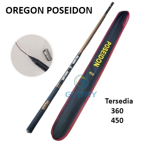 Long Segment Carbon Tegek Rod Oregon Poseidon 360 450 Action Hard Fishing Rod น้ําหนักเบา Super Stro