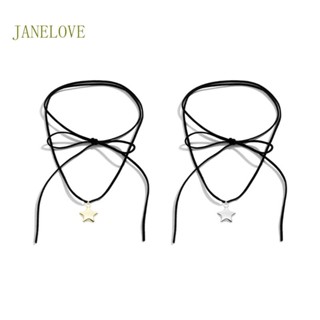 Jlove สร้อยคอโซ่ รูปดาว ปรับได้ เครื่องประดับ สําหรับผู้หญิง นักเรียน