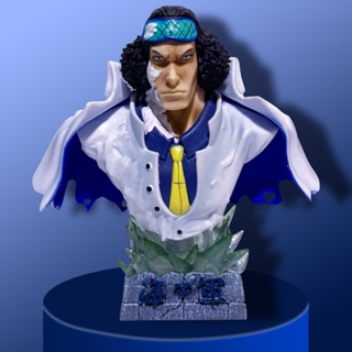 [New product in stock] One piece giant wave gk Navy three generals bust Red Dog Huang Yuanqing hand-made model decoration GIAL