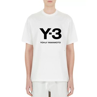 เสื้อยืดแขนสั้น พิมพ์ลาย Yohji Yamamoto Y3 ทรงหลวม สไตล์ญี่ปุ่น สําหรับผู้ชาย และผู้หญิง