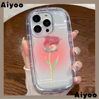 เคสโทรศัพท์มือถือแบบใส ลายดอกกุหลาบ สไตล์เกาหลี ญี่ปุ่น สําหรับ Iphone 12118p promax 7 14 xs13 LYBD