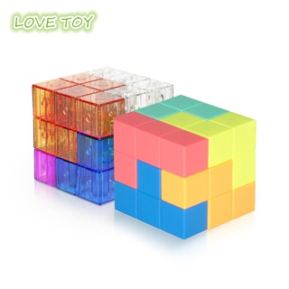 บล็อคตัวต่อแม่เหล็ก Nkodok Yj Magic Cube ของเล่นเสริมการเรียนรู้เด็ก