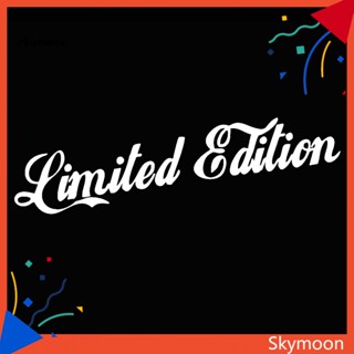 Skym* Limited Edition สติกเกอร์สะท้อนแสง ลายตัวอักษร สําหรับตกแต่งรถยนต์