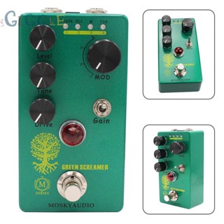 ⭐READY STOCK ⭐Mosky Green Booster Overdrive 4-ModeSelection Knob The Guitar Effects Pedal