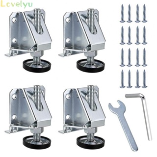 ⭐READY STOCK ⭐4Pcs Adjustable Furniture Leg Leveler Heavy Duty Cabinet Leveling Feet Lock