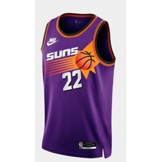 Nba Phoenix Suns No. ปี 2023 ไม่ซ้ําใคร เสื้อกีฬาบาสเก็ตบอล Ayton สีม่วง 22 ชิ้น 301741