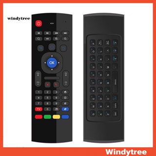 [W&amp;T] Mx3 24G รีโมทคอนโทรล แอร์เมาส์ คีย์บอร์ดไร้สาย สําหรับ X96 H96 Android TV Box