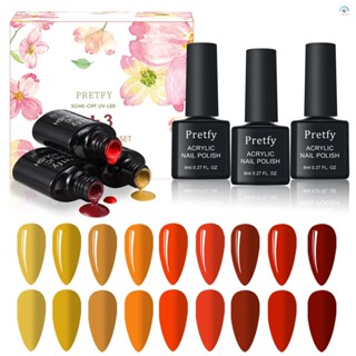 Cherry Pretfy ชุดยาทาเล็บเจล UV LED เนื้อแมตต์ แวววาว 9 สี สําหรับบ้าน ร้านเสริมสวย (9+3 สี)