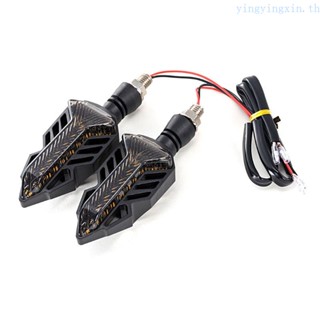 1 Pair Motorcycle LED Turn Signal Lights Amber Lamp Left Right Signals Indicator