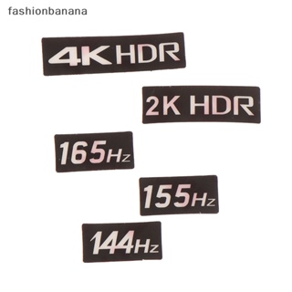 [fashionbanana] สติกเกอร์โลหะ 4K HDR 155Hz สําหรับติดตกแต่งโฮมเธียเตอร์ โทรศัพท์มือถือ