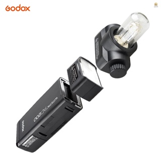 Godox AD200 แฟลชสปีดไลท์ TTL ขนาดเล็ก พกพาง่าย พร้อมหัวไฟ 2 หัว GN52 GN60 1/8000s HSS ระบบไร้สาย 2.4G ในตัว 200W สําหรับกล้อง EOS