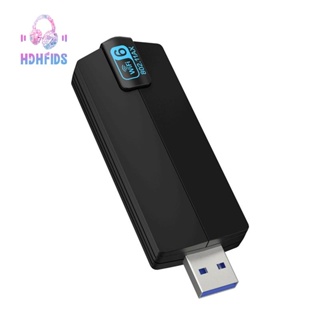 Ax1800m อะแดปเตอร์การ์ดเครือข่ายไร้สาย USB Wifi6 USB3.0 Dual Band 2.4GHz 5GHz