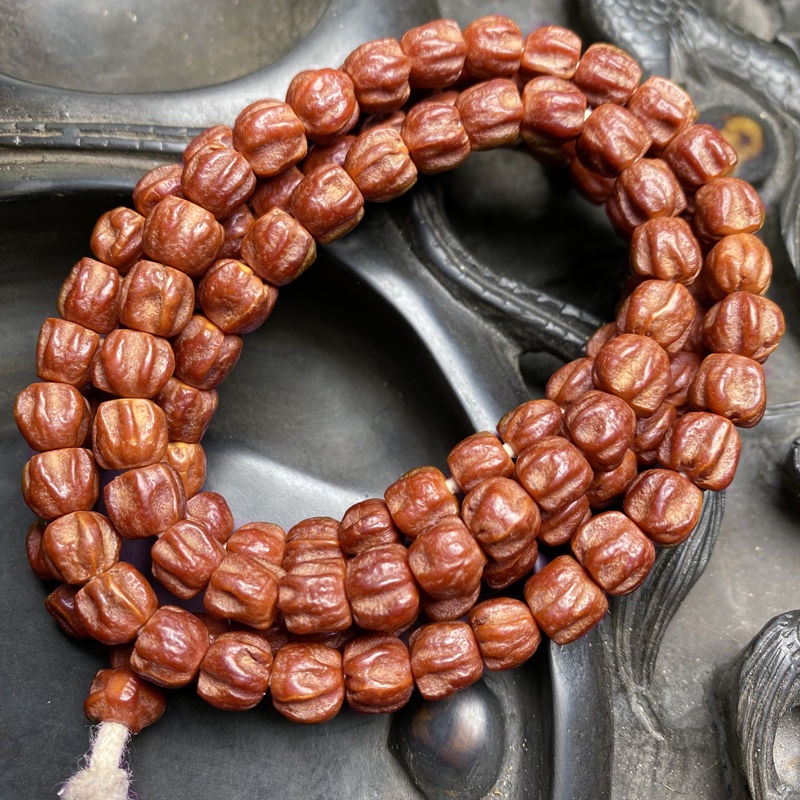 Hot Zhen Passion Seed Wenwan 108 ผู้ชายผู้หญิงสร้อยคอ Halter คู่มือถือ Original Ecoological Cypress 