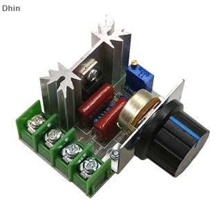 [Dhin] 2000W High Power Thyristor Electronic Voltage AC 220V Regulator Dimming Speed Temperature Regulation Knob Switch Control COD