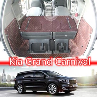 [ขายตรง] (Kia Grand Carnival Gen 2 Gen 3) พรมท้ายรถ พรมท้ายรถระดับไฮเอนด์ พรมดี โรงงานขายตรง คุณภาพสูง และราคาต่ำ