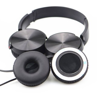 แผ่นฟองน้ําครอบหูฟัง แบบเปลี่ยน สําหรับ Sony MDR-XB450AP AB XB550 XB650 XB400 ☆Whywellvipmall