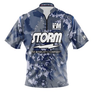 Storm DS เสื้อโปโล แขนสั้น พิมพ์ลายโบว์ลิ่ง 2055-ST 3D