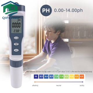 3-in-1 เครื่องทดสอบคุณภาพน้ําดิจิทัล TDS PH อุณหภูมิ ใช้งานง่าย