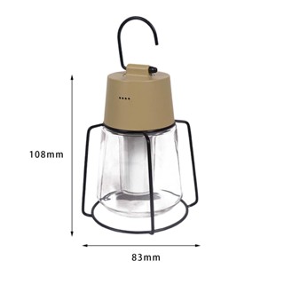 [lzdjhyke2yi] โคมไฟ LED ชาร์จ USB สําหรับตั้งแคมป์ ปิกนิก ในร่ม