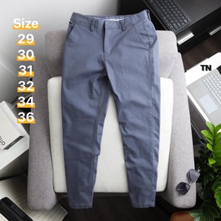 📢ใหม่🧨 【New】กางเกงสำหรับผู้ชาย🐊🐊 chinos long pants ทรงสวย ใส่สบาย (ขนาดระบุในภาพ)