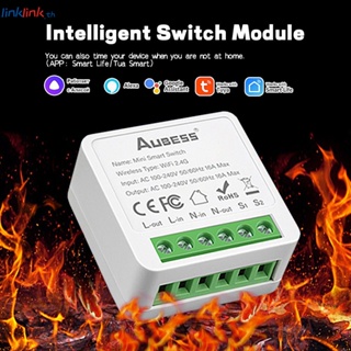 Wi-fi Aubess Wi-Fi 16A 100-240V รีโมตควบคุมระยะไกล 2