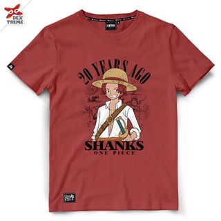 เสื้อวันพีซ Tees One Piece 20 Years ago Shanks