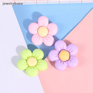 [jewelrybase] กิ๊บติดผมเรซิ่น แม่เหล็กติดตู้เย็น รูปดอกทานตะวัน คุณภาพสูง DIY 10 ชิ้น