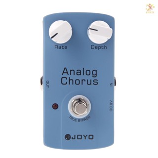 Joyo JF-37 ANALOG CHORUS แป้นเหยียบเอฟเฟคกีตาร์ไฟฟ้า พร้อมทรูบายพาส
