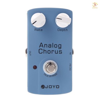 Joyo JF-37 ANALOG CHORUS แป้นเหยียบเอฟเฟคกีตาร์ไฟฟ้า พร้อมทรูบายพาส