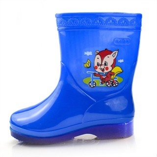 New fashion Childrens rain boots foreign trade pvc rain boots low heel cartoon rain-proof childrens rain boots wholesale FHTF