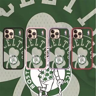 Casetify X Boston Celtics เคสโทรศัพท์มือถือแบบนิ่ม ใส กันกระแทก ลายเสื้อเจอร์ซีย์ RosePink สไตล์วินเทจ สําหรับ iPhone 14 13 12 11 Pro MAX IX XS MAX XR 6 6s 7 8 Plus