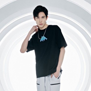 Kappa Kappa เสื้อยืดลําลอง แขนสั้น คอกลม สไตล์สปอร์ต สําหรับผู้ชาย และผู้หญิง