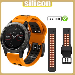 Lereach สายนาฬิกาข้อมือซิลิโคน 22 มม. แบบเปลี่ยน สําหรับ Garmin Forerunner 965 955 Solar 945 945 lite 935 745