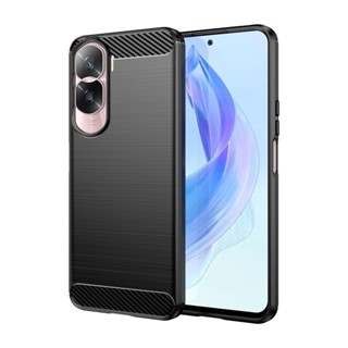 สําหรับ Honor 90 lite Honor90 Pro เคสเกราะ คาร์บอนไฟเบอร์ TPU นิ่ม ซิลิโคน ฝาหลัง เคสโทรศัพท์ เคสโทรศัพท์