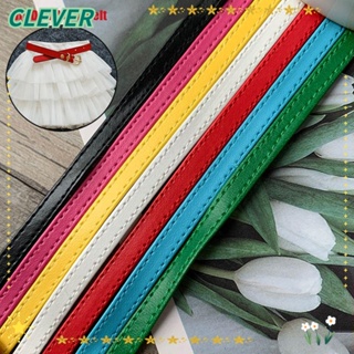 Clever สายเข็มขัดแฮนด์เมด กว้าง 3/5 มม. 11 สี DIY อุปกรณ์เสริม สําหรับเสื้อผ้า