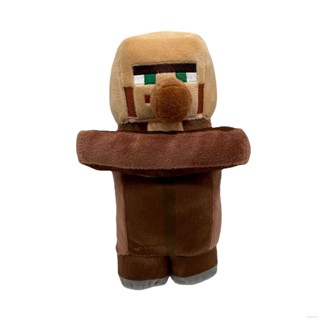 Hobby MC Minecraft Villager ตุ๊กตายัดนุ่น ของขวัญสําหรับเด็ก ตกแต่งบ้าน ยัดไส้ ของเล่น สําหรับเด็ก เกม ตุ๊กตา คอลเลกชัน