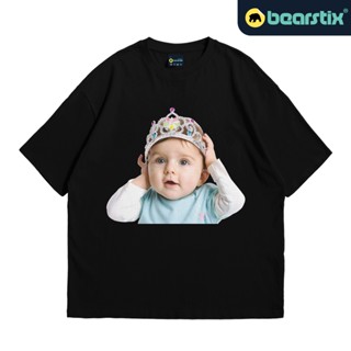 เสื้อยืดแขนสั้นคอกลมShinzo - Kaos เสื้อยืดลําลอง แขนสั้น พิมพ์ลาย Little Princes - Baju Streetwear โอเวอร์ไซซ์ สําหรับเด